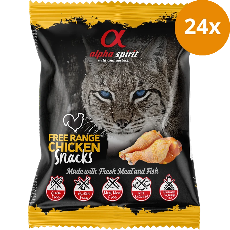 alpha spirit Snacks gewürfelt Freiland Huhn 50 g