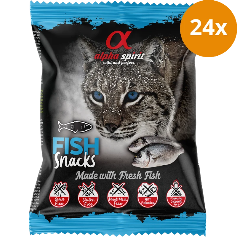 alpha spirit Snacks gewürfelt Fisch 50 g
