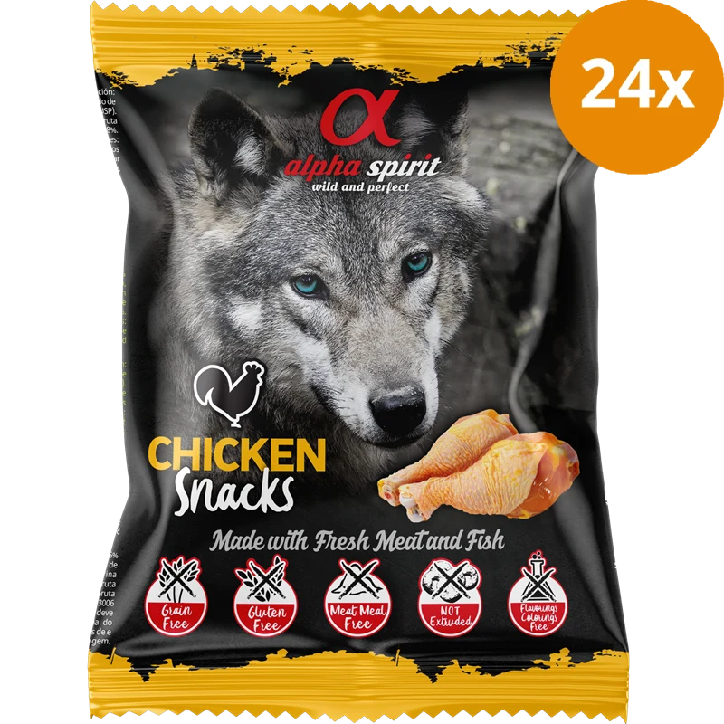 alpha spirit Snacks Bag gewürfelt Huhn 50 g