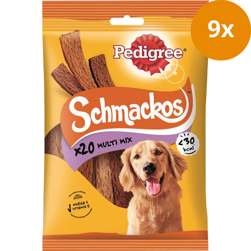 Pedigree Snack Schmackos Multi Mix 144 g