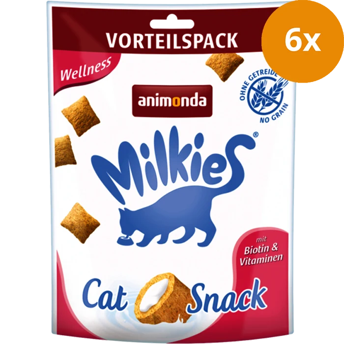 animonda Snack Milkie Knusperkissen Wellness 120 g