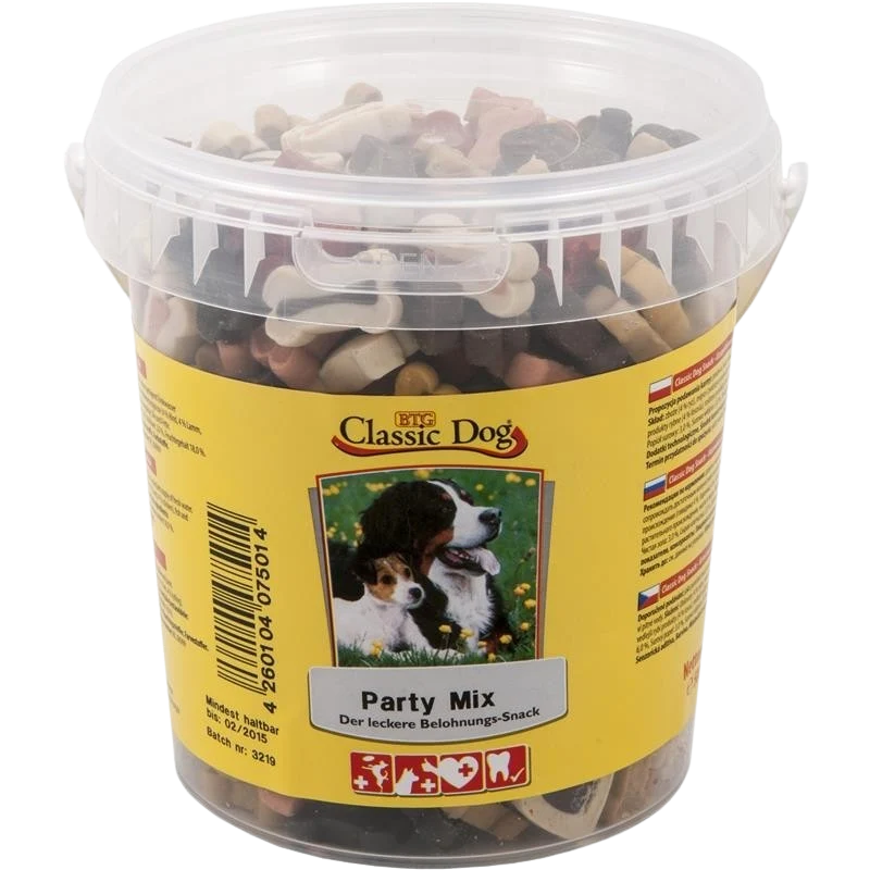 BTG Classic Dog Snack Eimer Party Mix 500 g