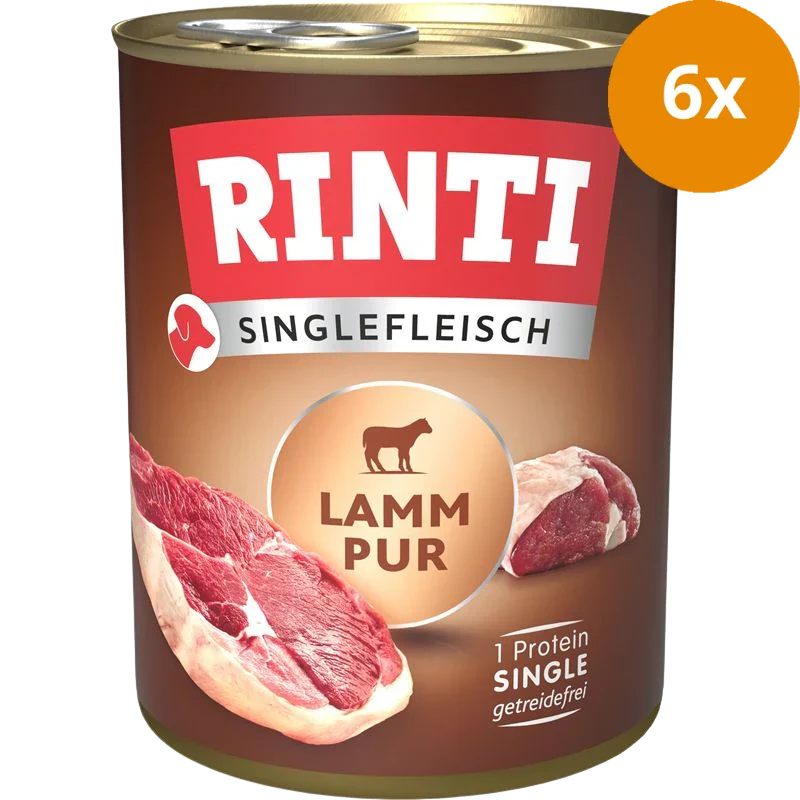 Rinti Singlefleisch Lamm Pur 800 g