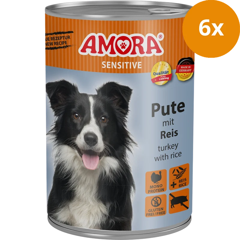 AMORA Sensitive Pute & Reis 400 g