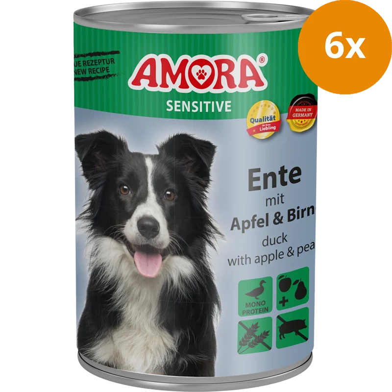 AMORA Sensitive Ente, Apfel & Birne 400 g