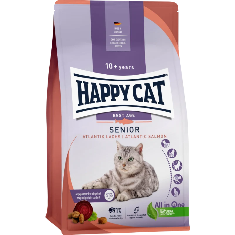 Happy Cat Senior Atlantik Lachs
