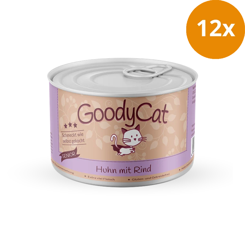 Goody Cat Senior Huhn mit Rind & Ente 180 g