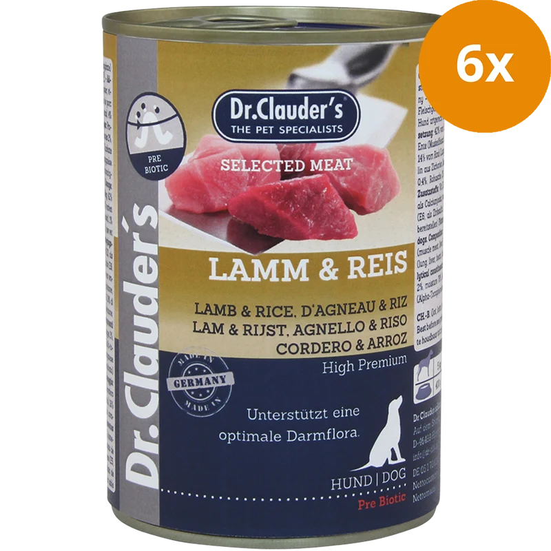 Dr.Clauder's Selected Meat Lamm & Reis 400 g