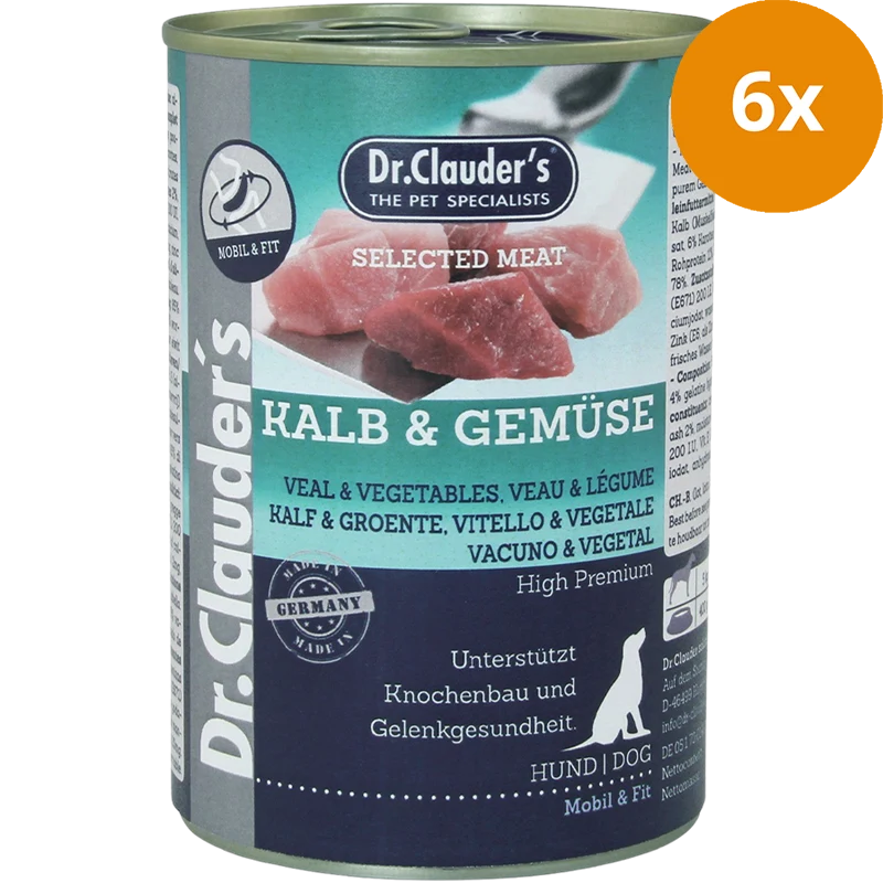 Dr.Clauder's Selected Meat Kalb & Gemüse 400 g