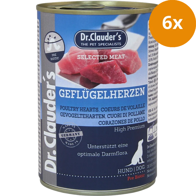 Dr.Clauder's Selected Meat Geflügelherzen 400 g