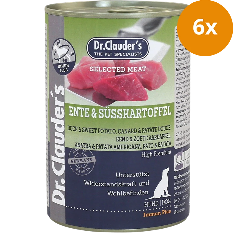 Dr.Clauder's Selected Meat Ente & Süßkartoffel 400 g