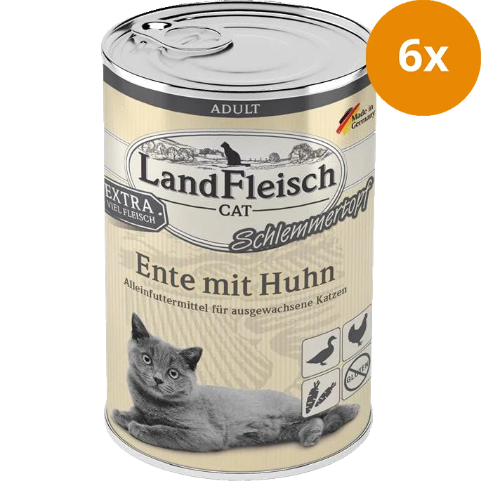 LandFleisch Schlemmertopf Ente & Huhn 400 g