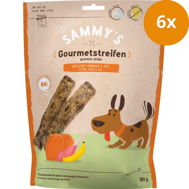 bosch Sammy's Gourmetstreifen Hühnchen & Ente 180 g