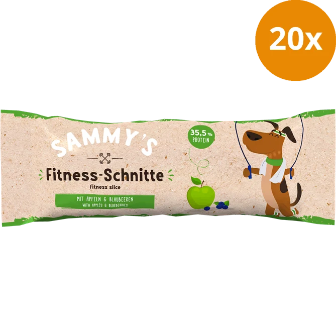 bosch Sammy's Fitness- Schnitte Äpfel & Blaubeeren 25 g