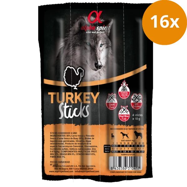 alpha spirit Ristra Stick Truthahn 40 g
