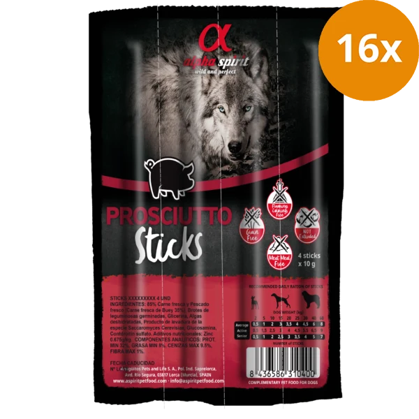 alpha spirit Ristra Stick Prosciutto 40 g