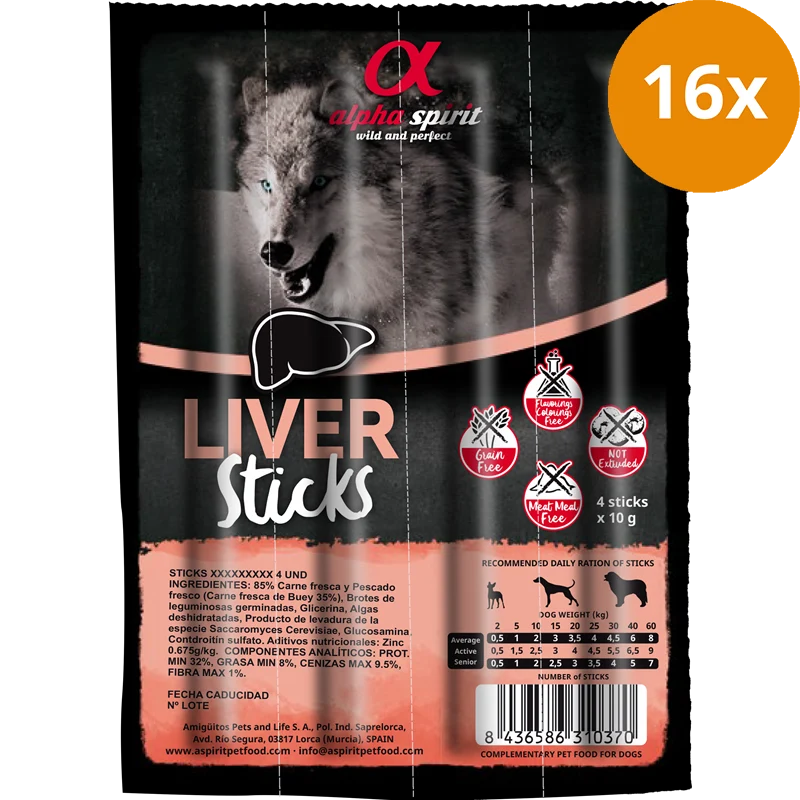 alpha spirit Ristra Stick Leber 40 g
