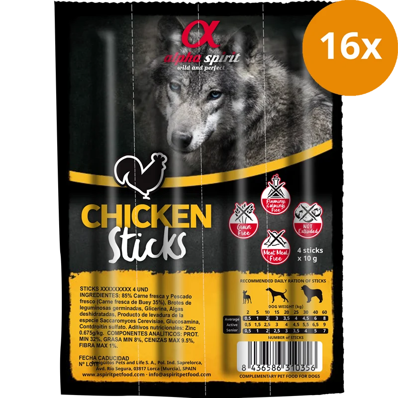 alpha spirit Ristra Stick Huhn 40 g