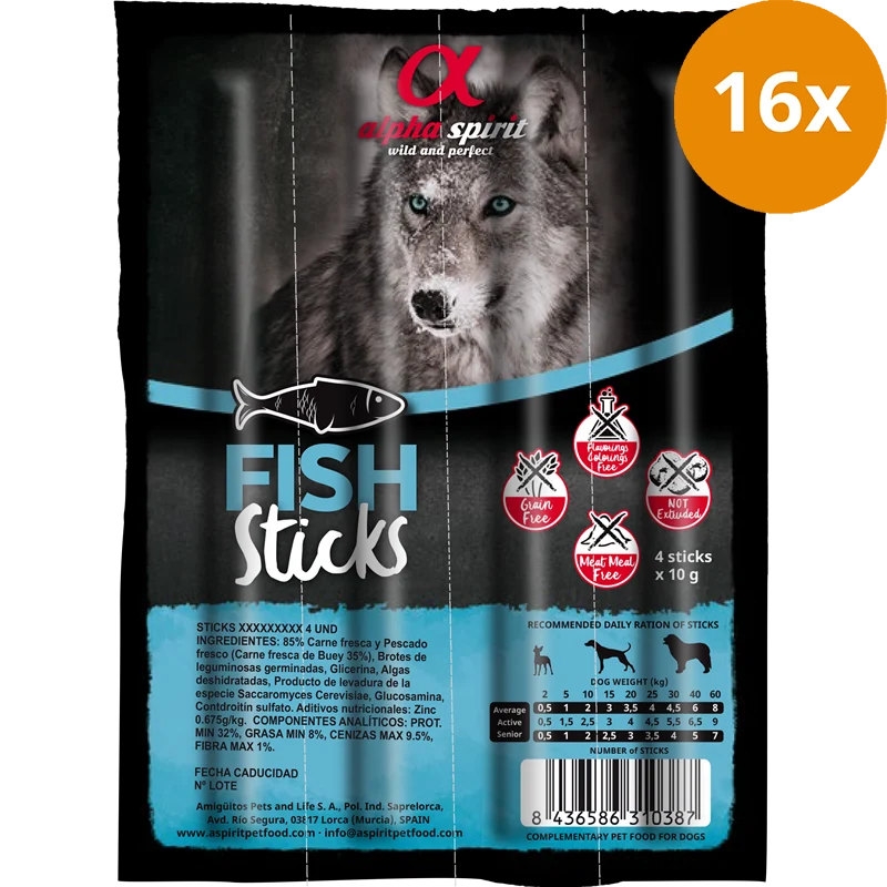 alpha spirit Ristra Stick Fisch 40 g
