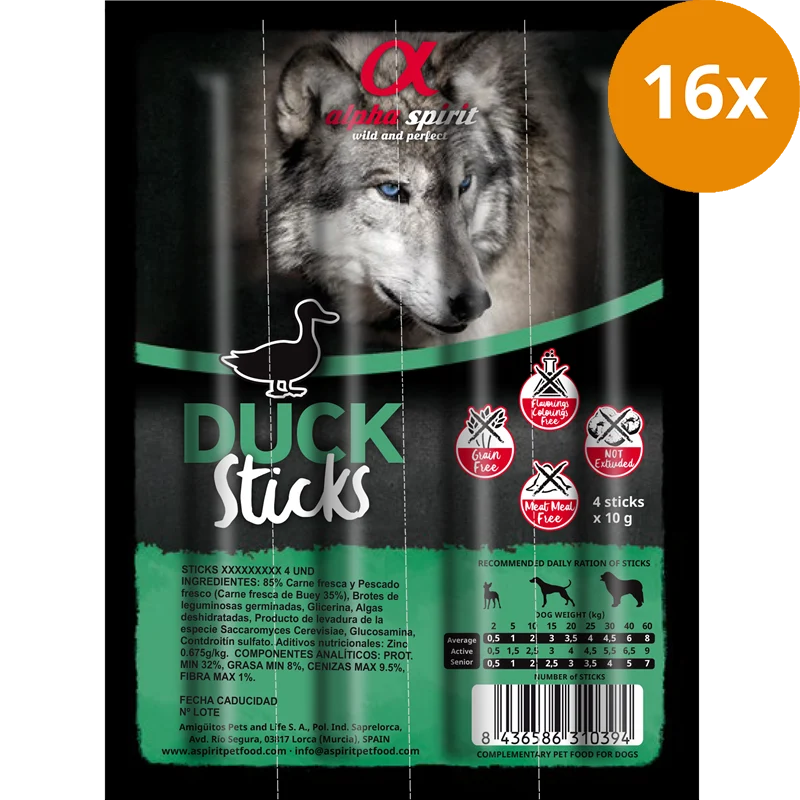 alpha spirit Ristra Stick Ente 40 g