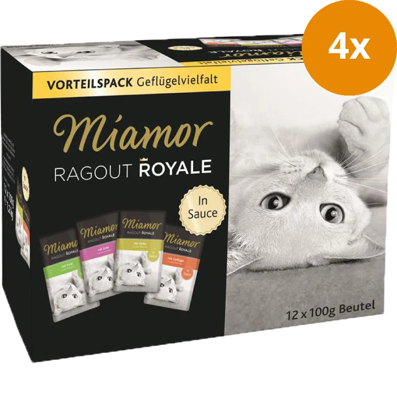 Miamor Ragout Royale Multibox Geflügelvielfalt in Sauce 1200 g