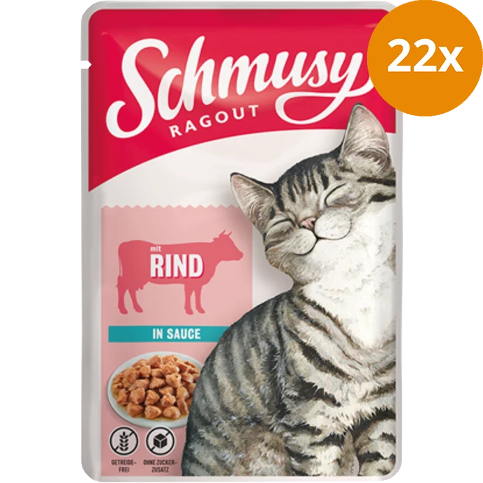 Schmusy Ragout in Sauce mit Rind 100 g