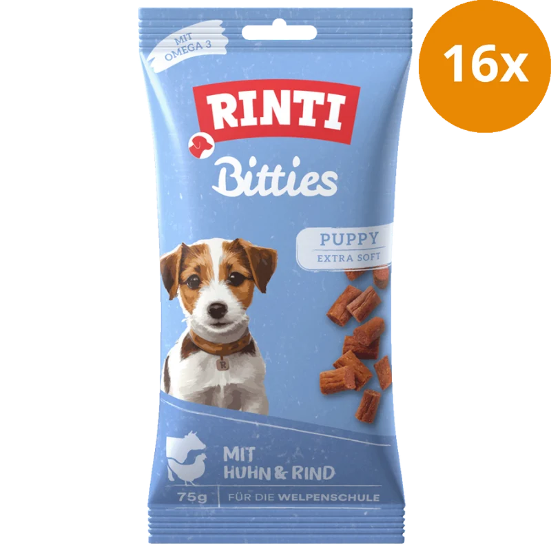 Rinti Puppy Bitties Huhn & Rind 75 g
