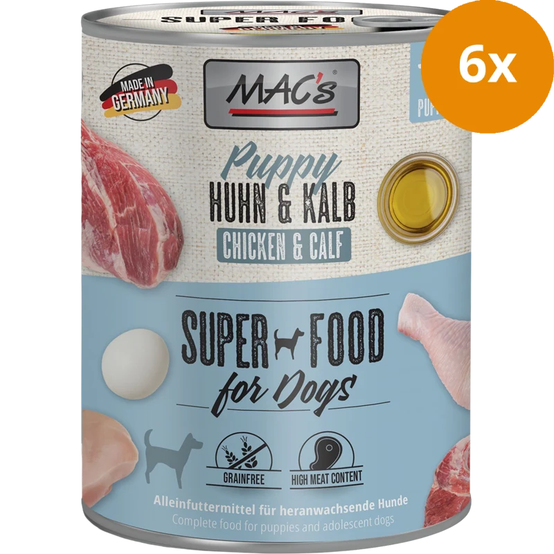 MAC's Dog Puppy Huhn & Kalb 800 g