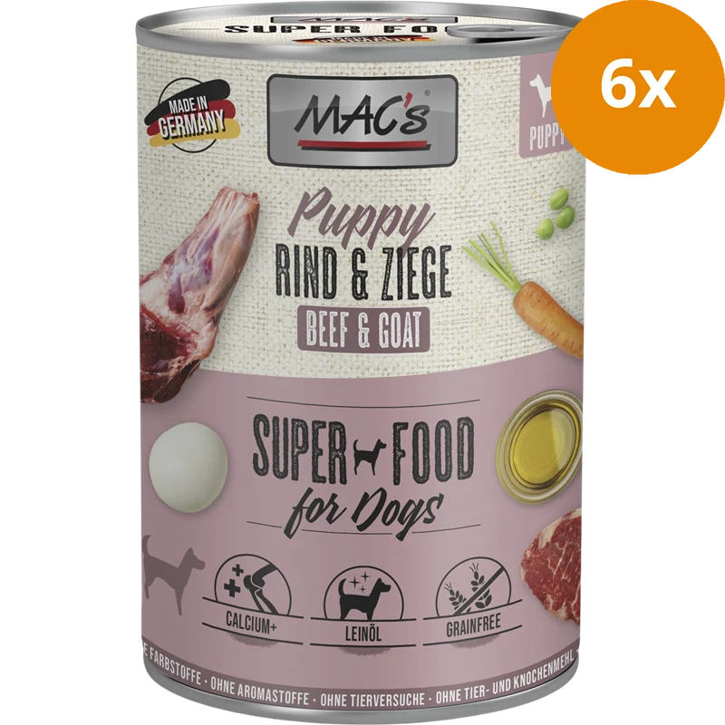 MAC's Puppy Rind & Ziege 400 g