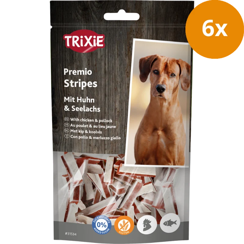 TRIXIE Premio Fish Chicken Stripes 75 g