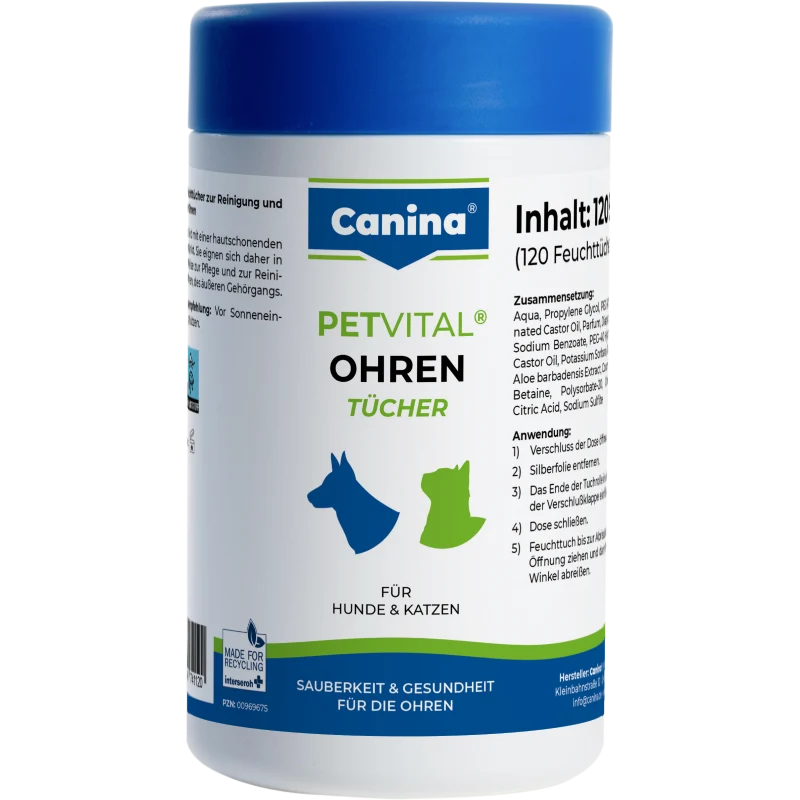 Canina PETVITAL Ohrentücher