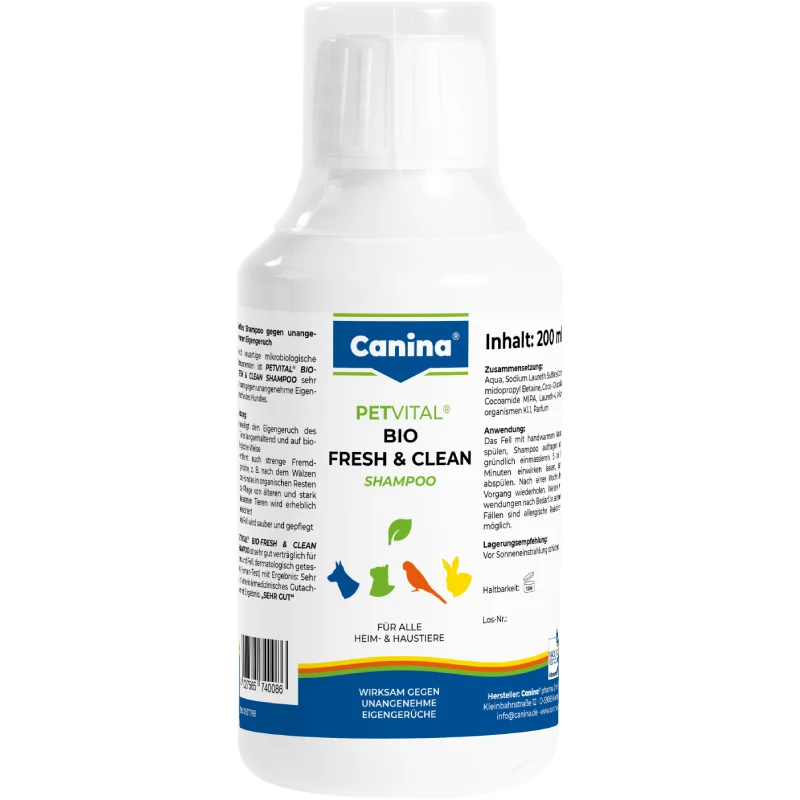 Canina Petvital Bio Fresh & Clean Shampoo