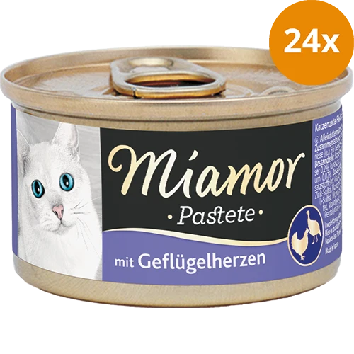 Miamor Pastete in Dose Geflügelherzen 85 g