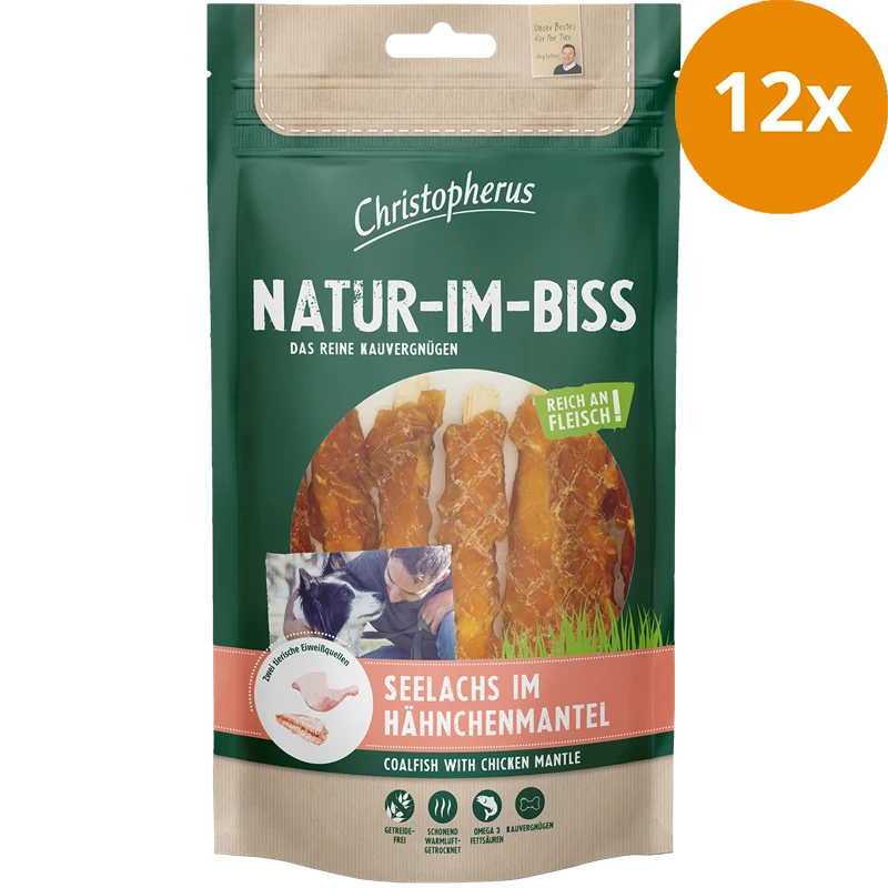 Christopherus Natur-Im-Biss Seelachs im Hähnchenmantel 70 g