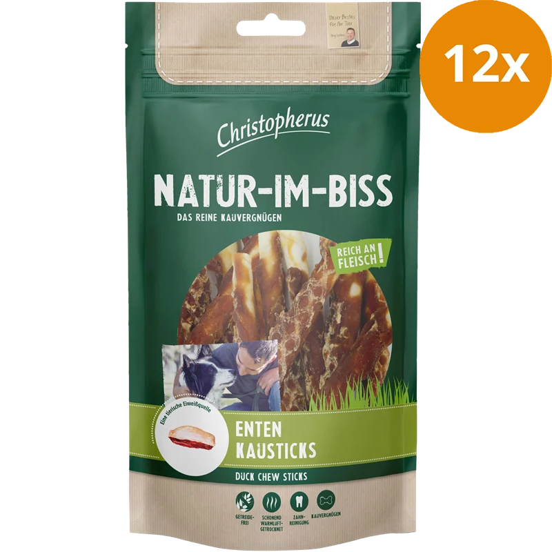 Christopherus Natur-Im-Biss Enten Kausticks 70 g