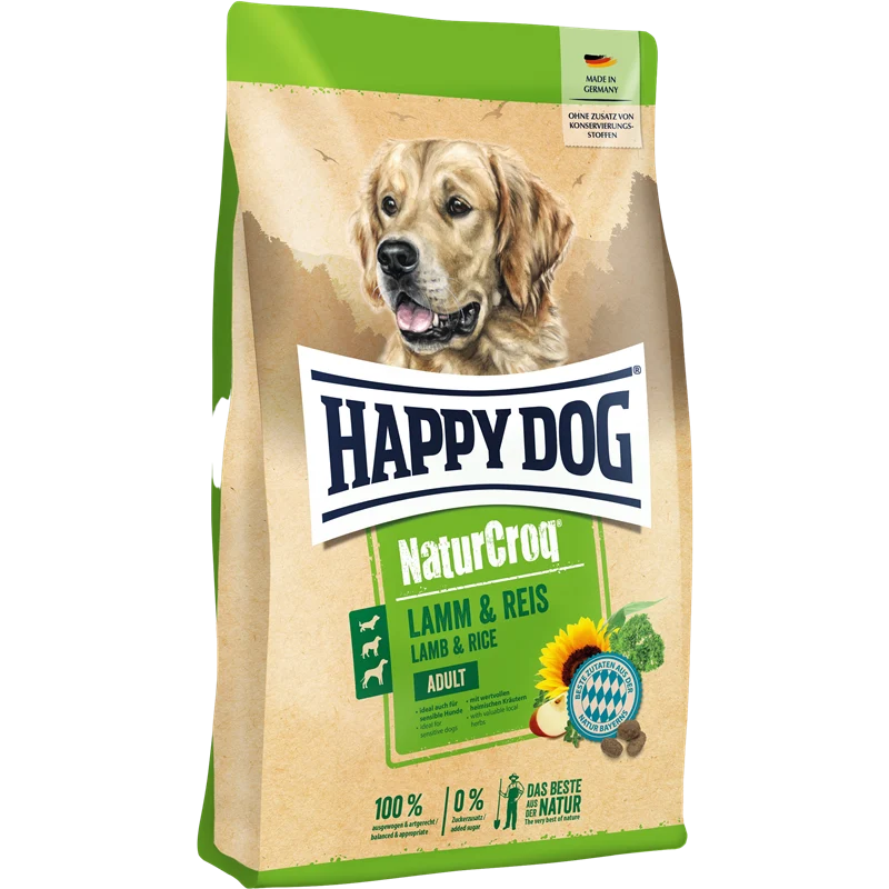 Happy Dog NaturCroq Lamm & Reis