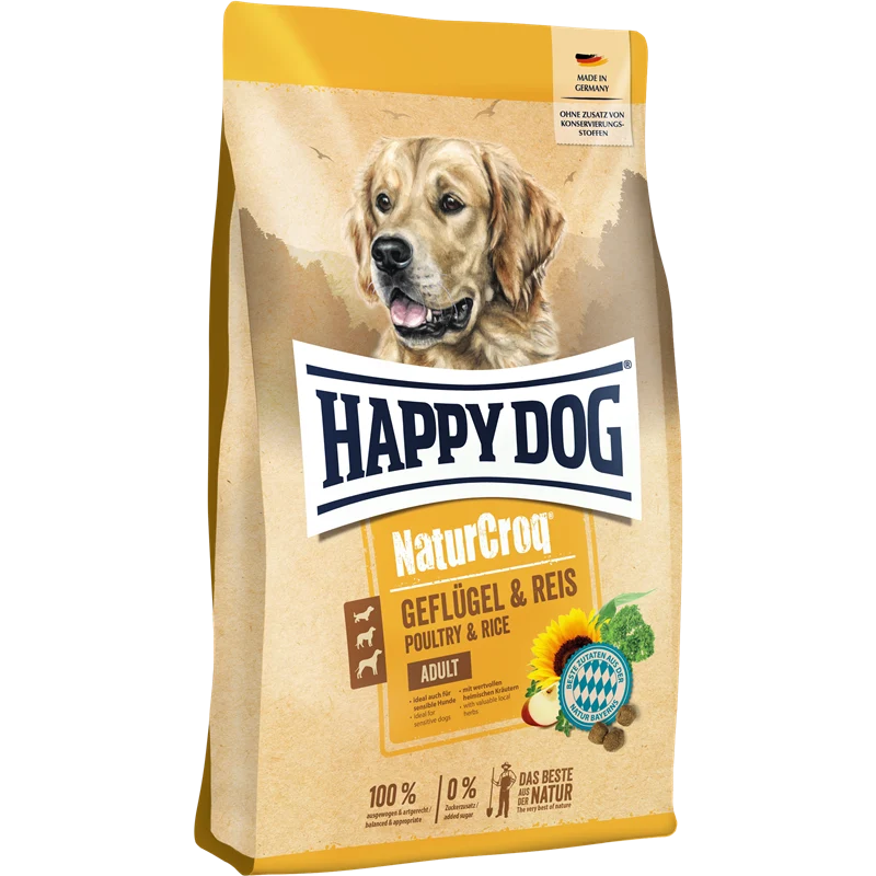 Happy Dog NaturCroq Geflügel pur & Reis