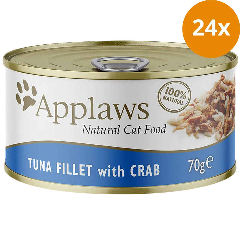 Applaws Natural Cat Tins Thunfischfilet mit Krabbenfleisch 70 g