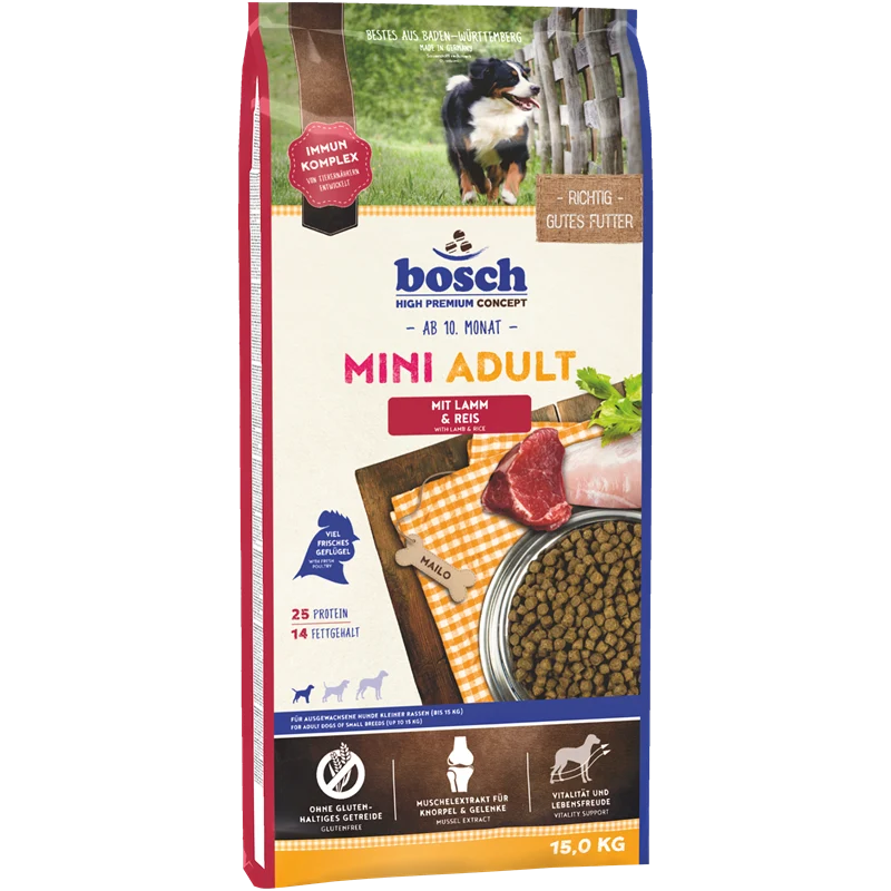 bosch HPC Mini Adult mit Lamm & Reis
