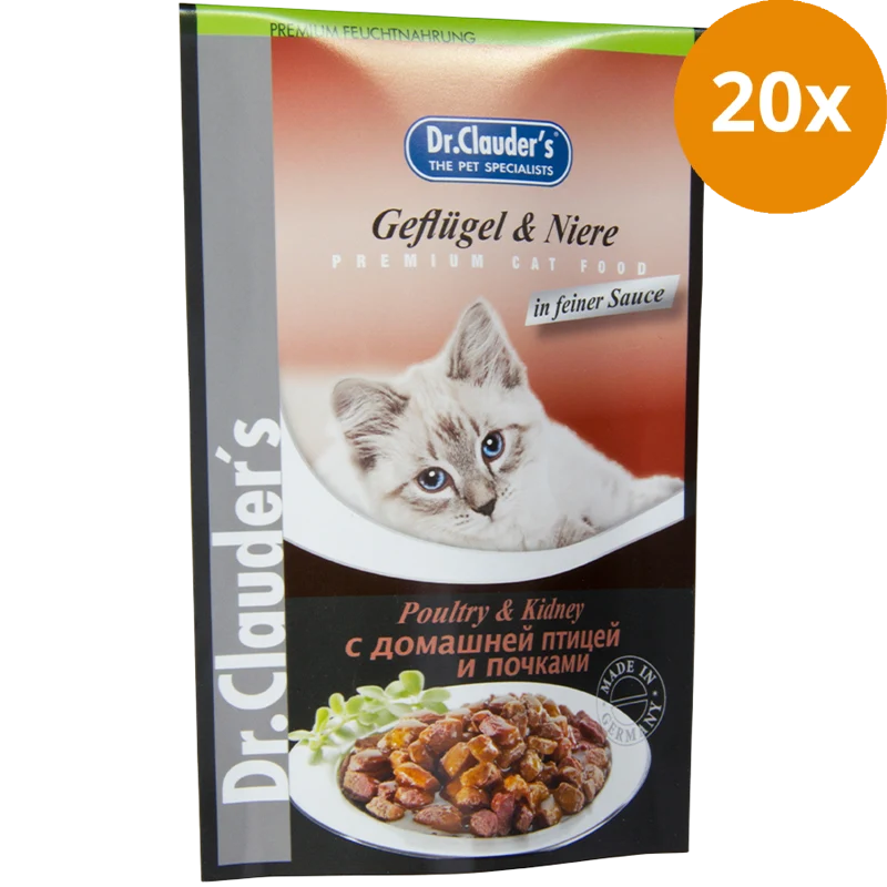 Dr.Clauder's High Premium Geflügel & Nieren 100 g