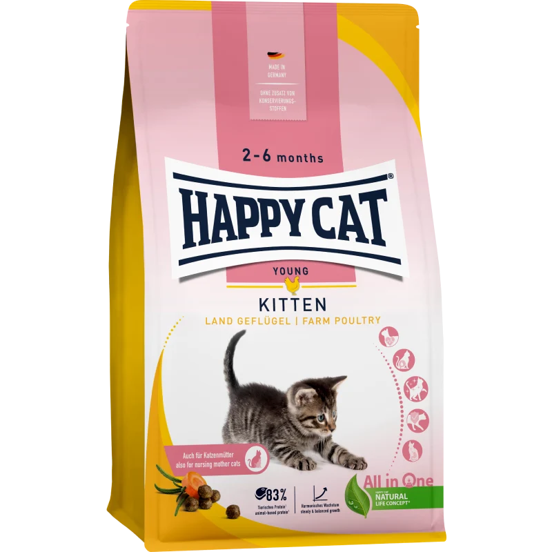 Happy Cat Kitten Land Geflügel