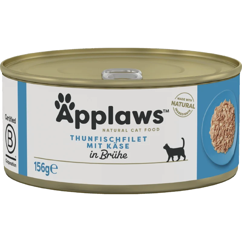 Applaws Natural Cat Tins Thunfischfilets & Käse 156 g