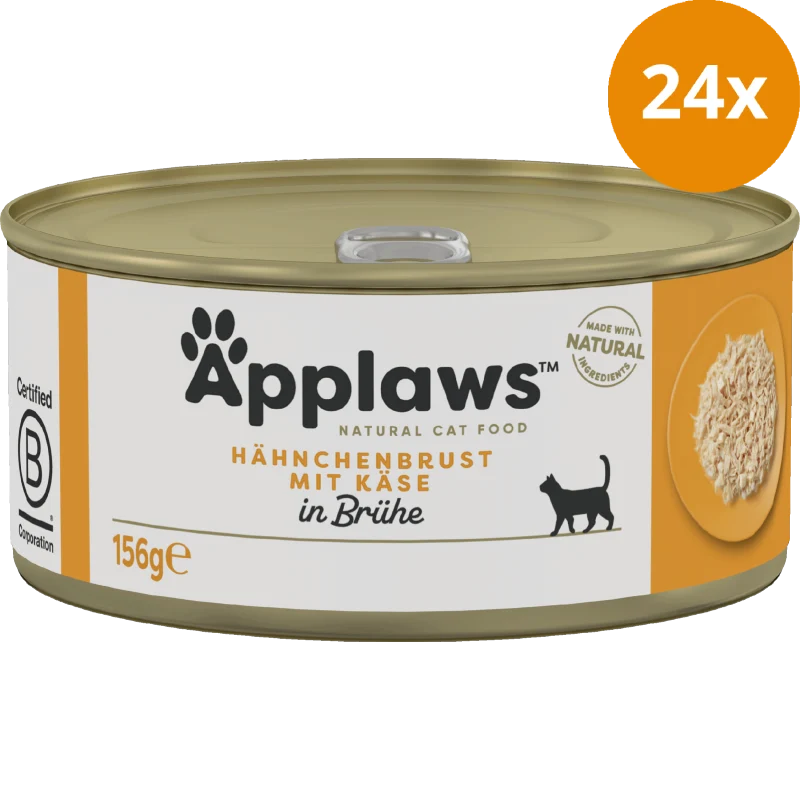 Applaws Natural Cat Tins Hühnchenbrust & Käse 156 g