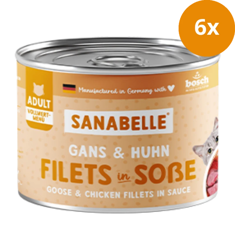 Sanabelle Nassfutter mit Gans & Huhn 180 g
