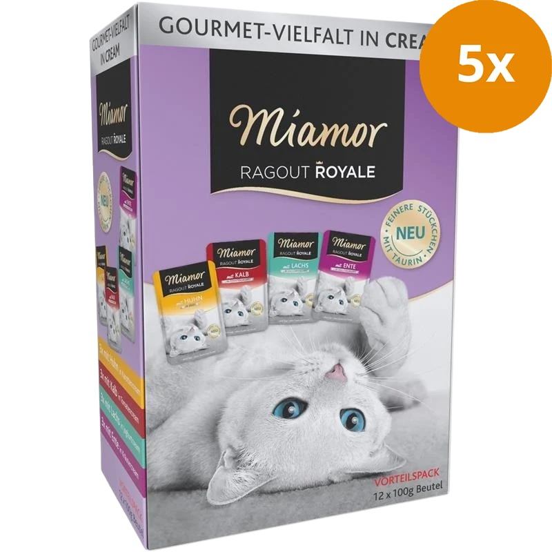 Miamor Multipack Ragout Royale Cream Vielfalt 1200 g