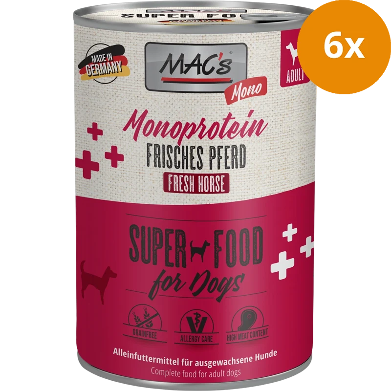 MAC's Dog Monoprotein Frisches Pferd 400 g