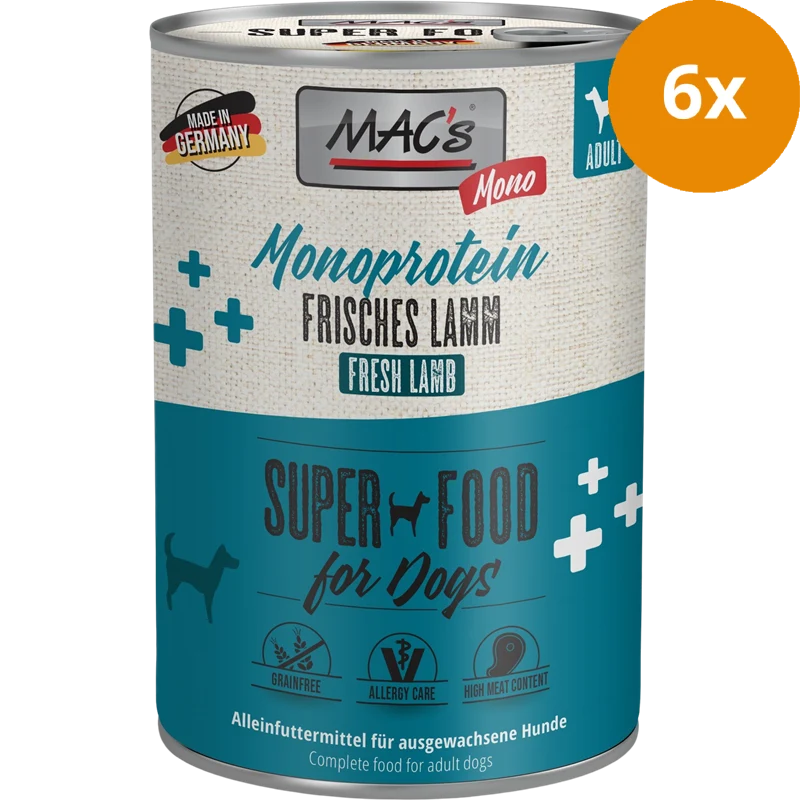 MAC's Dog Monoprotein Frisches Lamm 400 g