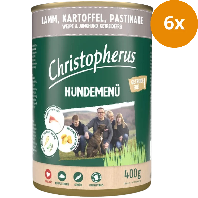 Christopherus Menü Junior Lamm & Kartoffel 400 g