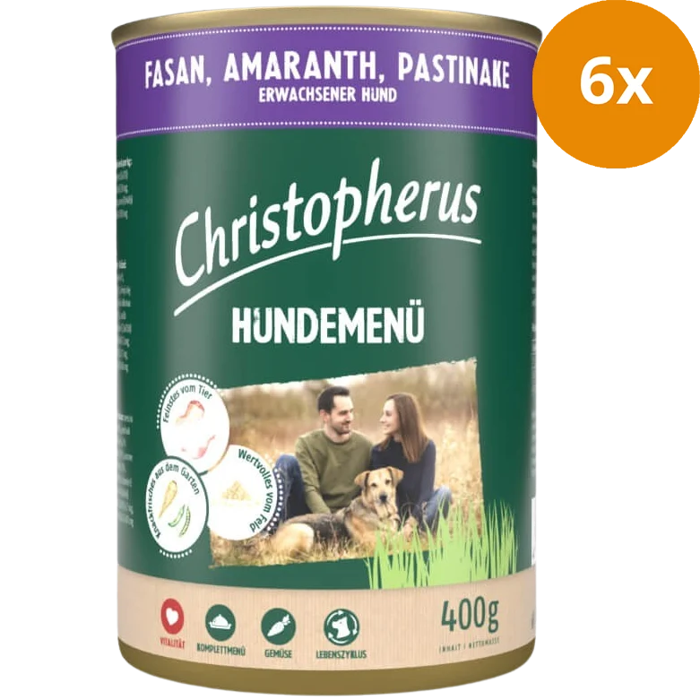 Christopherus Menü Adult Fasan & Amaranth 400 g