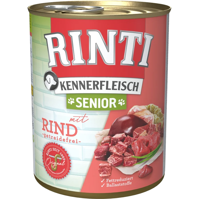 Rinti Kennerfleisch Senior Rind 800 g
